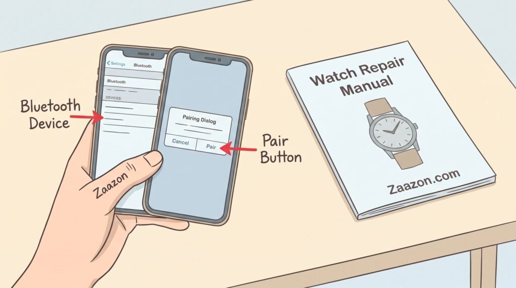 unpairing and reconnecting bluetooth connection with smart watch