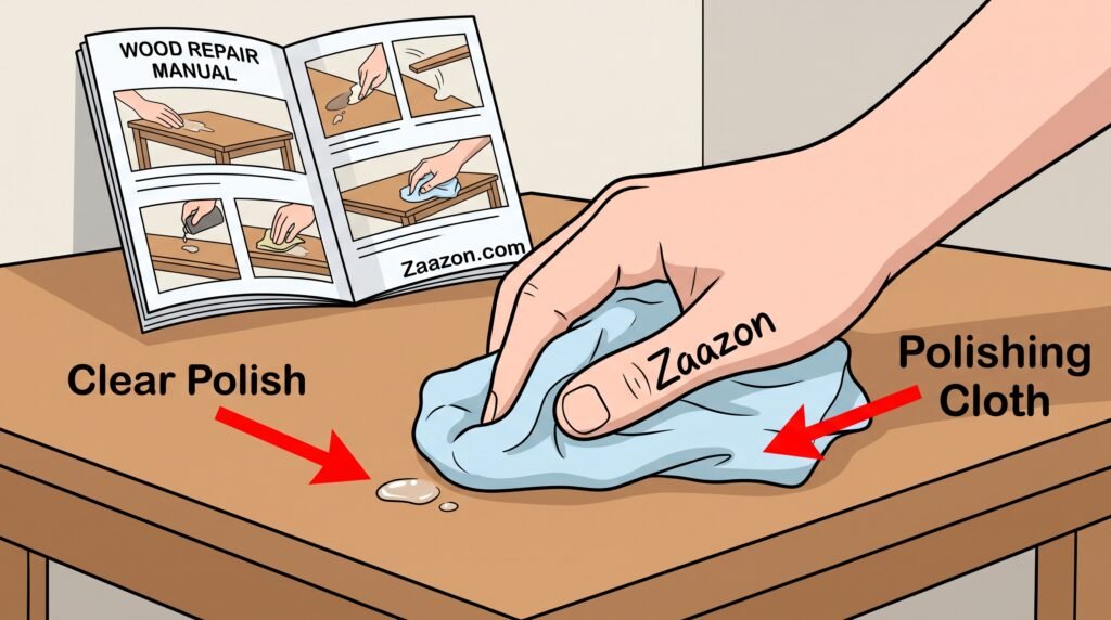 how to repair scratched wooden furniture