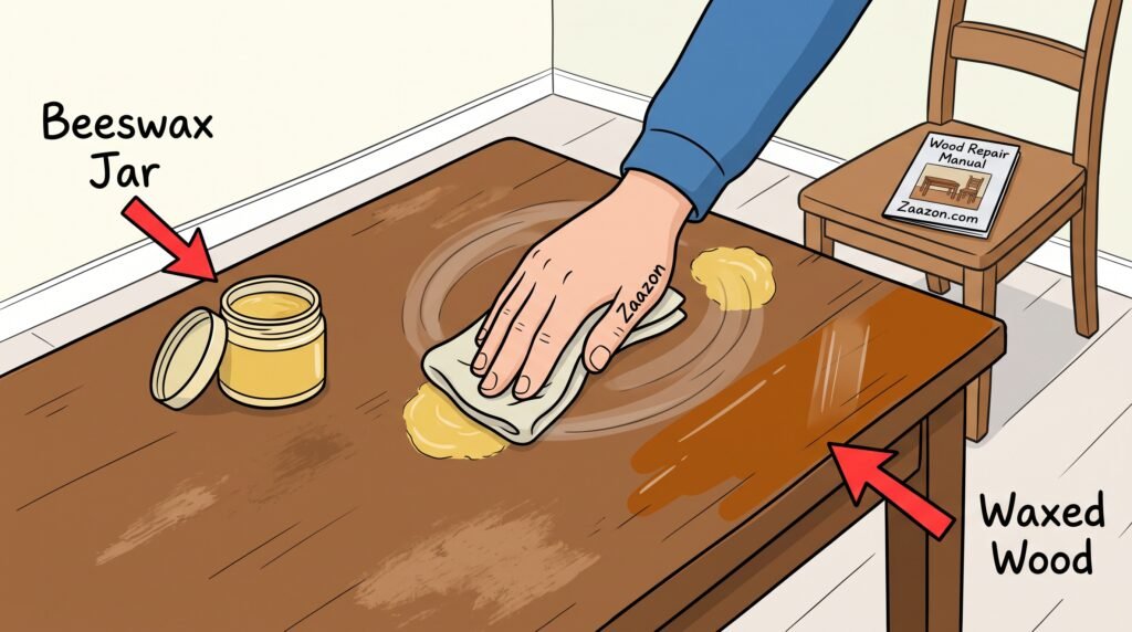 how to repair scratched wooden furniture
