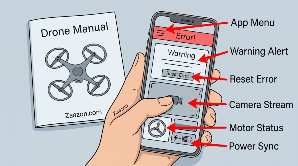 why drone propellers wont spin