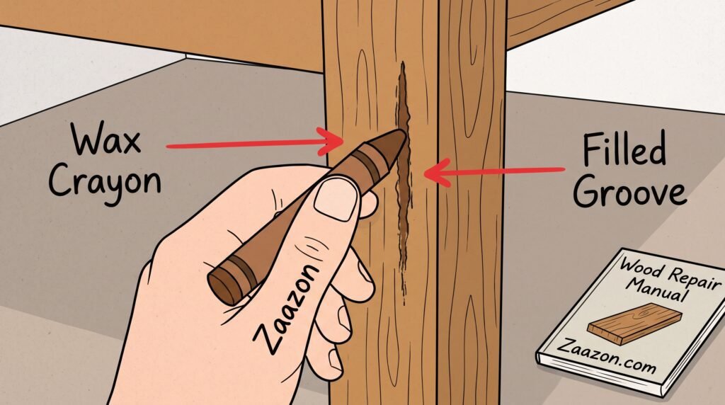 how to repair scratched wooden furniture