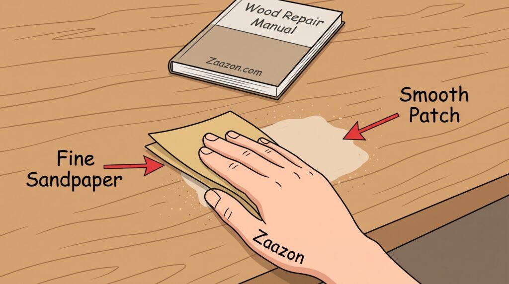 how to repair scratched wooden furniture