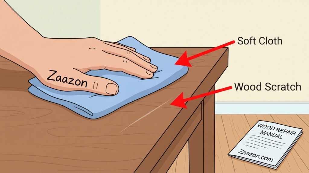 how to repair scratched wooden furniture