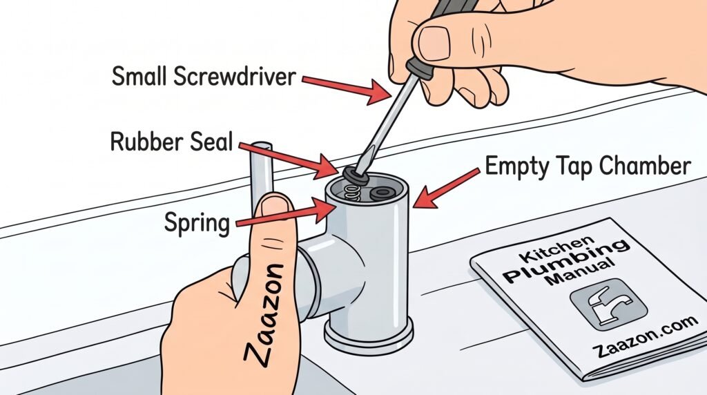 how to fix a leaking kitchen faucet